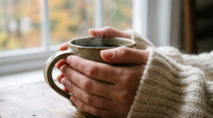 Coffee in winter